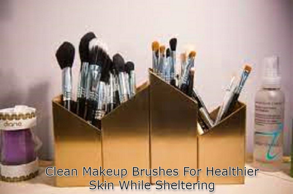 clean makeup brushes at home