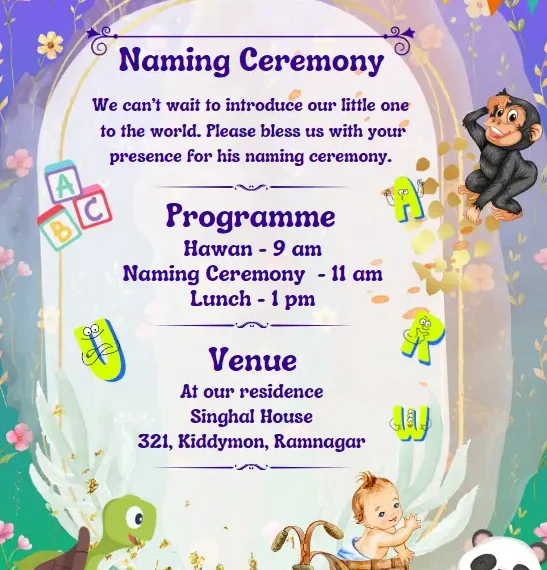Namkaran-invitation-card