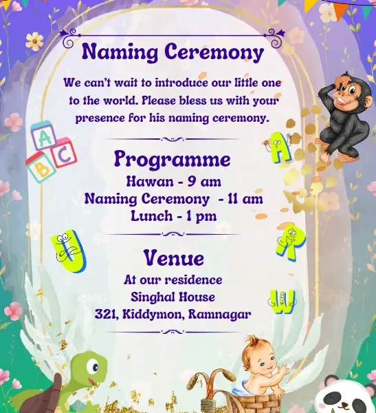 Namkaran-invitation-card