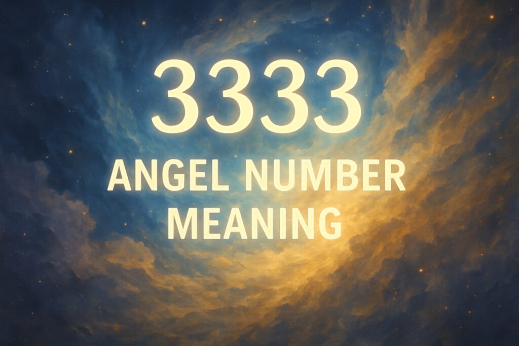 3333 angel number meaning