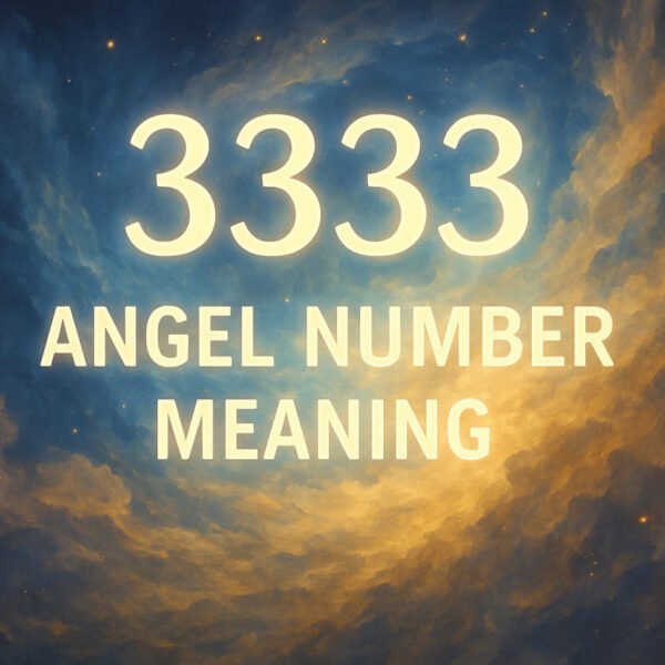 3333 angel number meaning