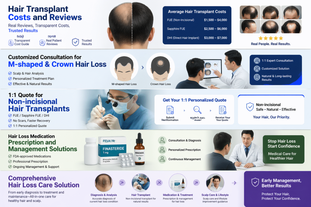 Hair Transplant Costs and Reviews