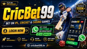 Cricbet 99 Official Login for IPL Betting, Cricket Odds, Casino Games, Quick ID Setup and Fast Payout Support for IPL ID