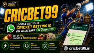 Cricbet99 India Login for Cricket Betting ID, IPL Live Markets, Casino Games, Quick Cashout and Support Anytime for Fans